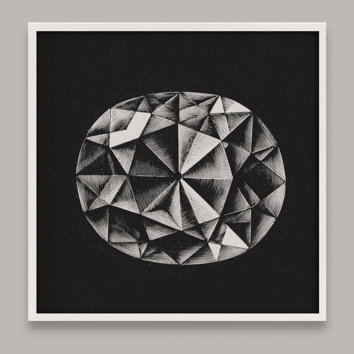 Diamond Art Print Jewel Wall Art Gem Art Gem Art Diamond | Etsy