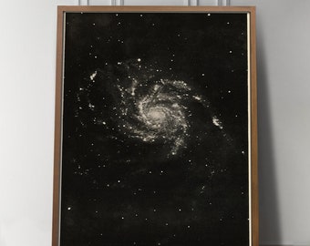 Spiral Nebula Print, Milky Way, Galaxy Art, Universe Art, Spiral Galaxy, Black Hole, Cosmic Art, Vintage Astronomy, Antique Astronomy