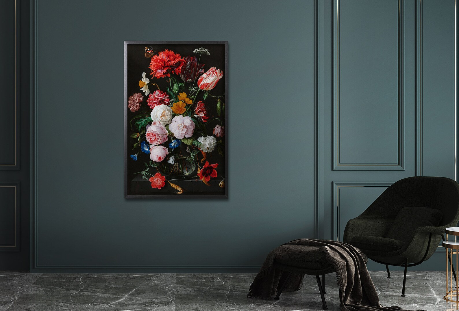 Modern Victorian Wall Art Victorian Wall Decor Floral Wall Etsy