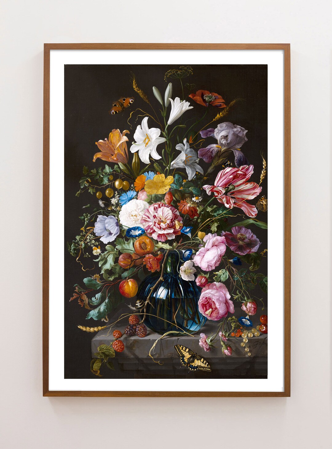 Modern Victorian Wall Art, Victorian Wall Decor, Floral Wall Art ...