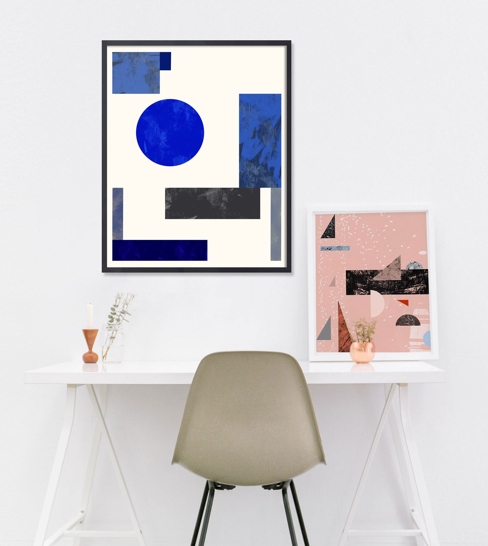 Abstract Wall Art, Large Geometric Art, Geometric Prints, Geometrical ...