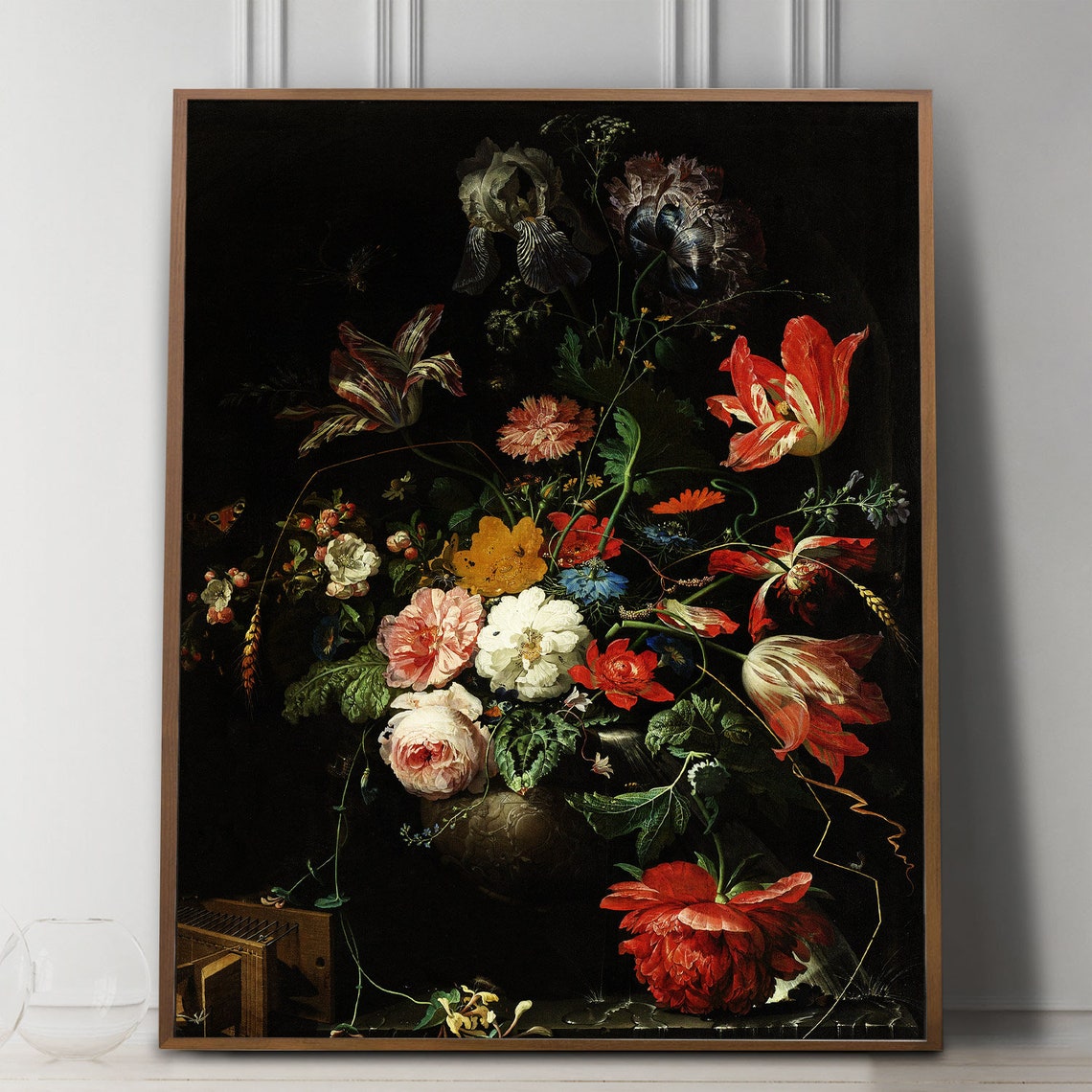 Floral Wall Art Decor Flower Wall Art Modern Victorian Wall - Etsy