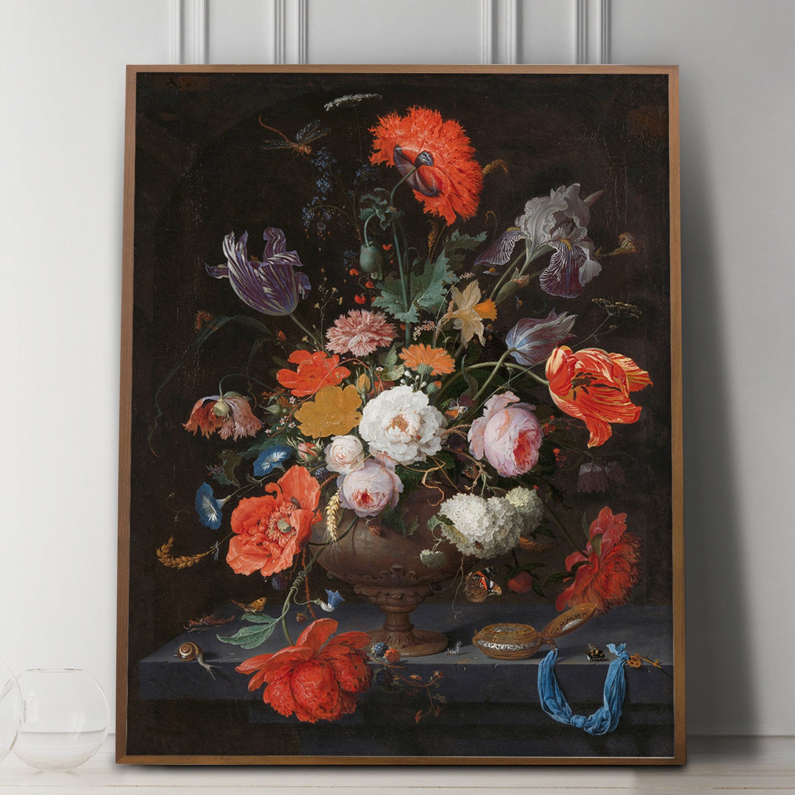 Modern Victorian Wall Art Victorian Wall Decor Dark Floral - Etsy
