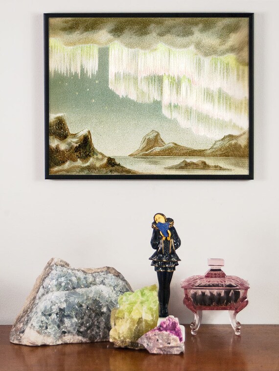 Art Deco Print Female Bedroom Art Female Bedroom Decor Boudoir Hollywood Glamour Vintage Hollywood Aurora Borealis Art Set