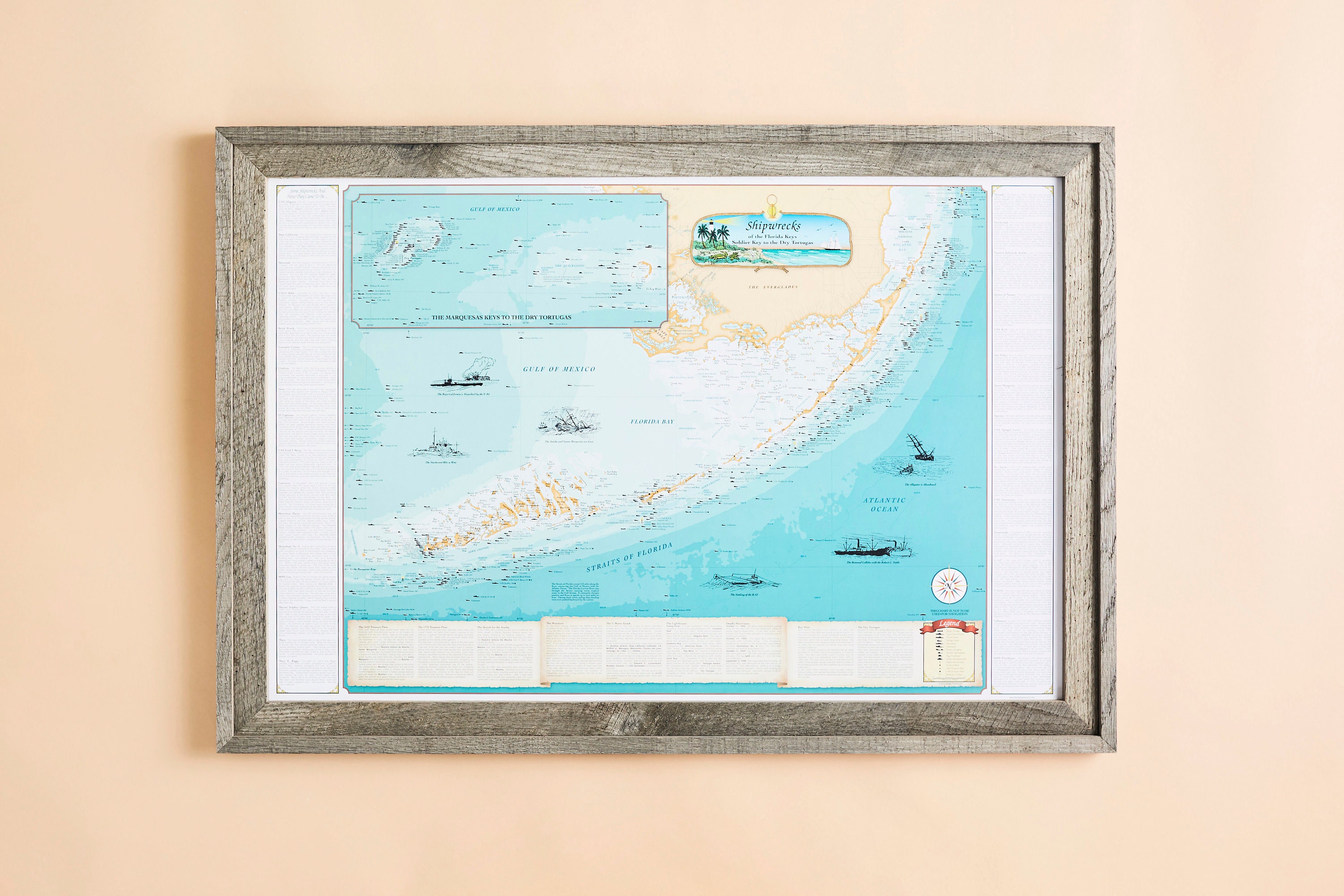 Florida Keys Shipwreck Map Soldier - Il Fullxfull.4035592427 Sl46 