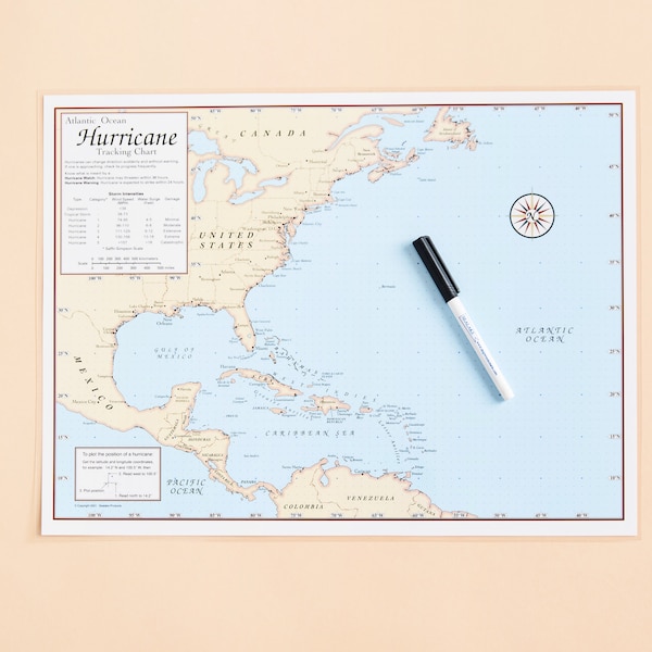 Hurricane Tracking Map