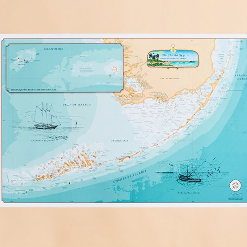 Florida Keys Map Custom Wood Map Florida Map 3D Wall Art Etsy