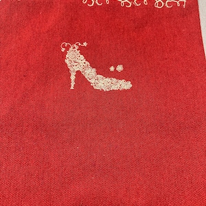 Shoe bag drawstring