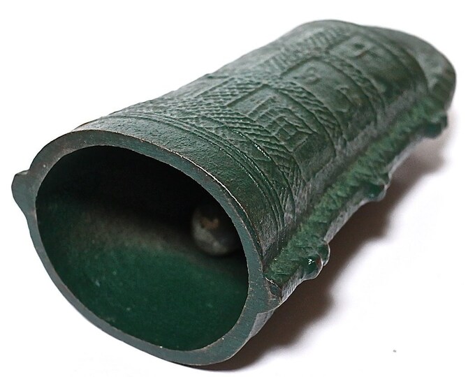 Heavy Massiv Vintage Iron Bell Old Handbell Vintage Home Decor Etsy