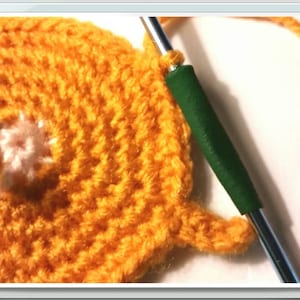 Cat Bum Coaster Crochet Pattern