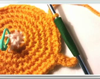 Cat Bum Coaster Crochet Pattern