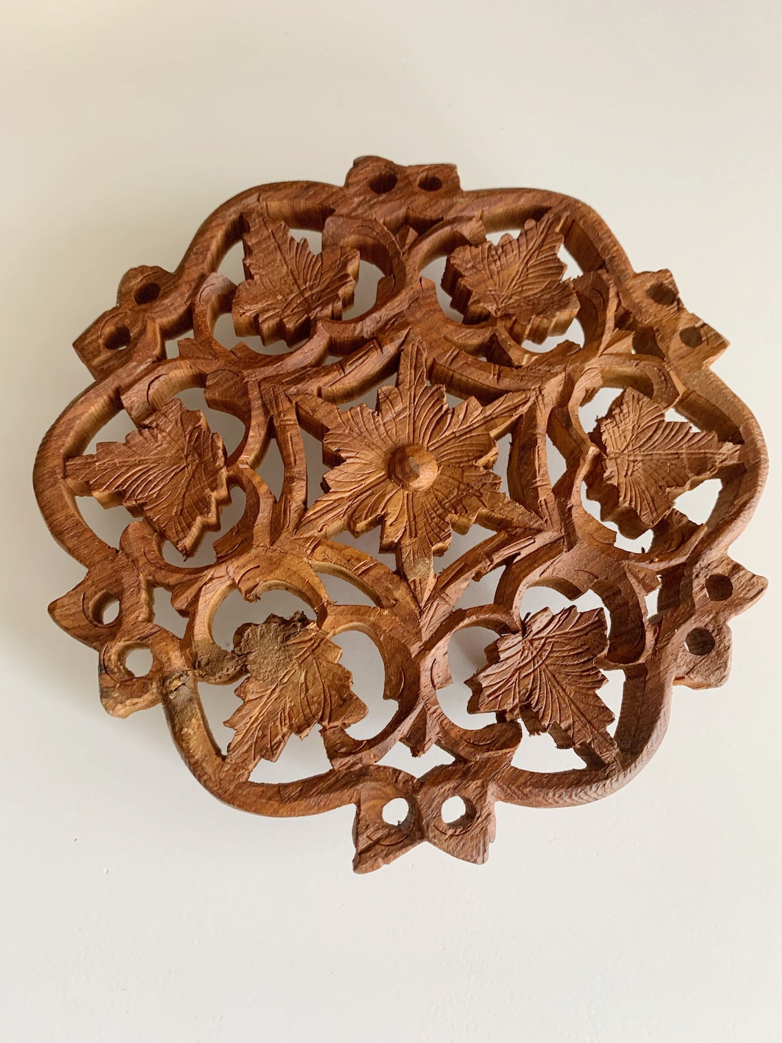 Wooden Trivet/Plant Coaster Etsy