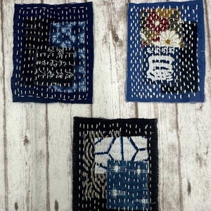 Boro Sashiko Patch: Japanese Fabric Collage Visible Mending Stithes