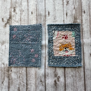 Boro Sashiko Patch: Japanese Fabric Collage, Visible Mending Stich