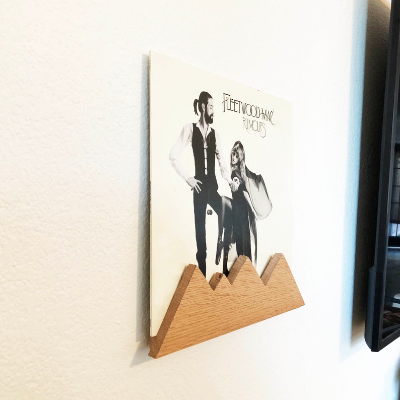 Wall Mounted Record Holder Single Record Now Playing Record Etsy