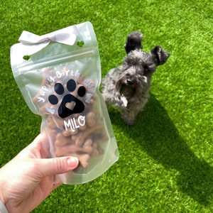 Personalised Dog Birthday Treat Gift Yappy Birthday Treat Pouch (Empty - Treats & Dogs Not Included)