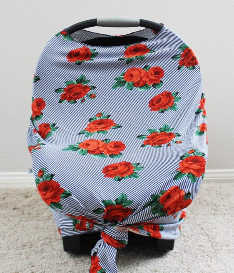 Rose Stripe Nursing Cover for Breastfeeding MultiFunctional Etsy