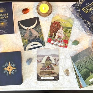 The WITCHES' WISDOM Tarot (Standard Edition)-Tarot Card-Tarot Deck-78 Tarot Cards (22 Major Arcana and 56 Minor Arcana) and Guidebook