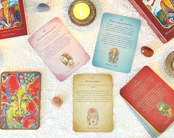 Buddhism Oracle | 36-Card Deck with Guidebook | Buddhist Wisdom Deck | Eastern Teachings | Divination & Reading Cards | Spiritual Gift