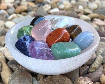 SELENITE Bowl-Crystal Bowl-Crystal Cleansing-Charging Bowl-Energy Cleansing-Cleansing Bowl-Gemstone Carved Bowl-Trinkets Dish-Natural_L1
