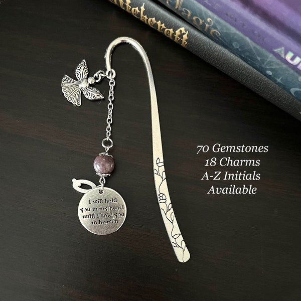 GRIEF & LOSS Gemstone Bookmark-Crystal Bookmark-Personalised Bookmark-Grief Gift-Condolence Gift-Bereavement Gift-Memorial Gift-Sympathy