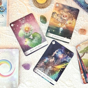 ORACLE Of The 7 ENERGIES-Oracle Card-Energy Oracle Deck-Divination Card-Reading Card-Divination Tool-Gift-49 Oracle Cards and Guidebook