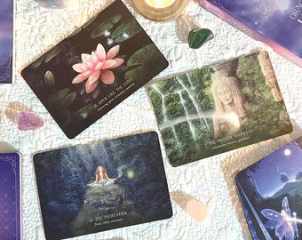 ORACLE Of The HIDDEN WORLDS-Oracle Card-Oracle Deck-Divination Card-Reading Card-Divination Tool-Gift-44 Oracle Cards and Guidebook