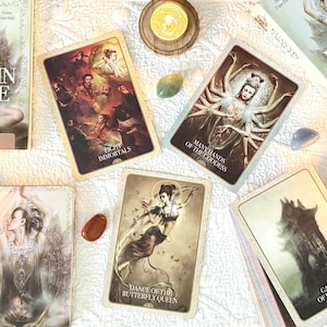 KUAN YIN Oracle-Oracle Card-Oracle Deck-Divination Card-Reading Card-Divination Tool-Gift-Spiritual-Guidance-44 Oracle Cards and Guidebook