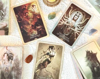 Kuan Yin Oracle | 44-Card Deck with Guidebook | Buddhist Spiritual Wisdom | Compassion Guidance | Divination & Reading | Spiritual Gift