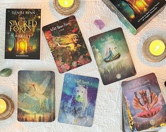 Das heilige Waldorakel | 52-Karten Deck mit Spielanleitung | Erdgeist Weisheit | Tier und Natur | Wahrsagen & Lesen | Spirituelles Geschenk