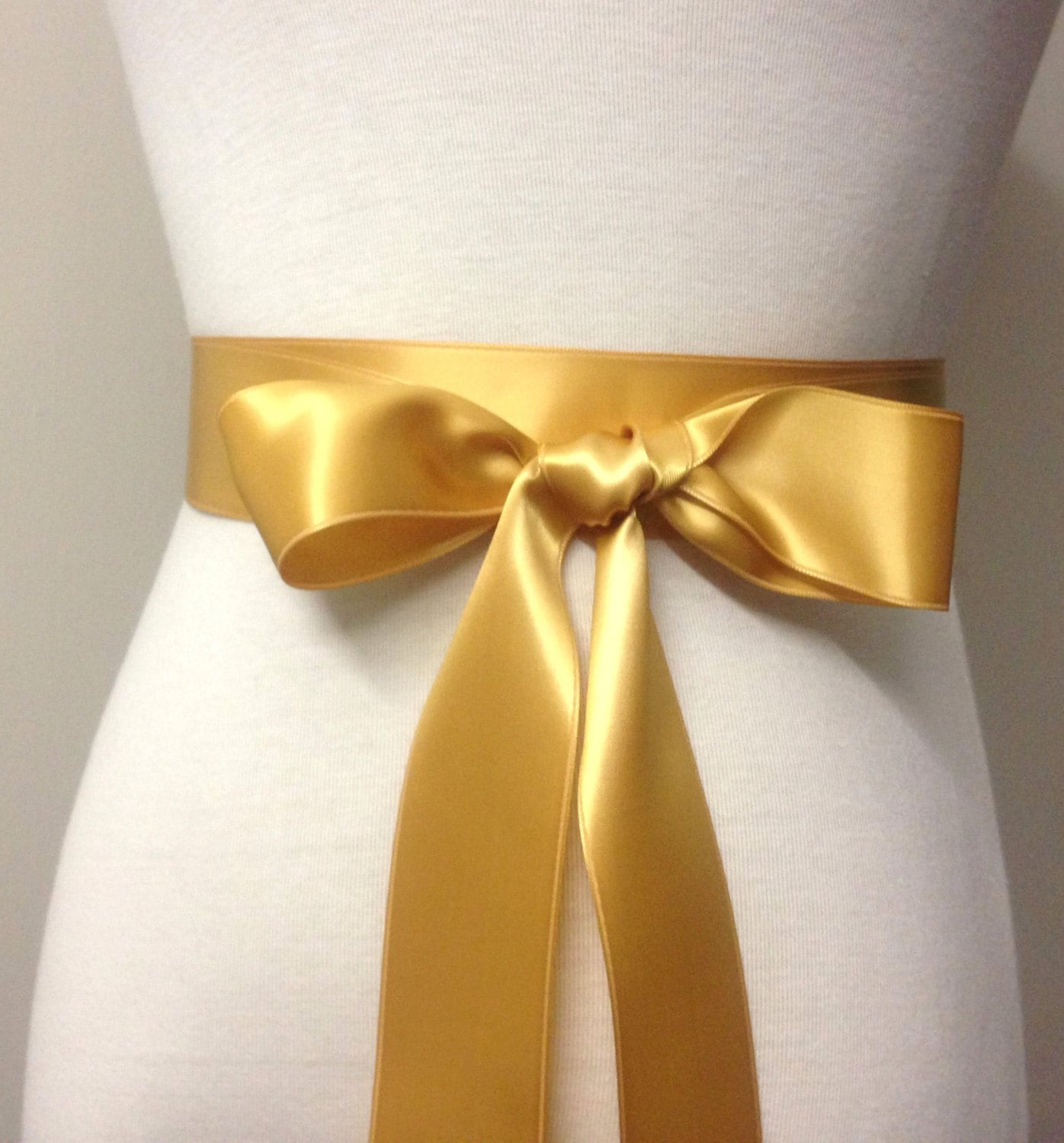 1.5 Inches Ribbon BeltGold SashGold BeltPlain SashBridal Etsy
