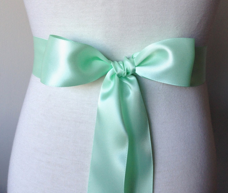 Mint Belt-light Mint Sash-bride Belt-green Pearl Sash-mint | Etsy