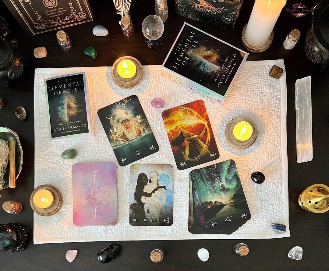The ELEMENTAL Oracle-oracle Card-oracle Deck-card Deck