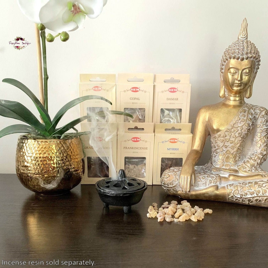 Cauldronsmall Cast Iron Cauldron With Lidincense Burnercharcoal