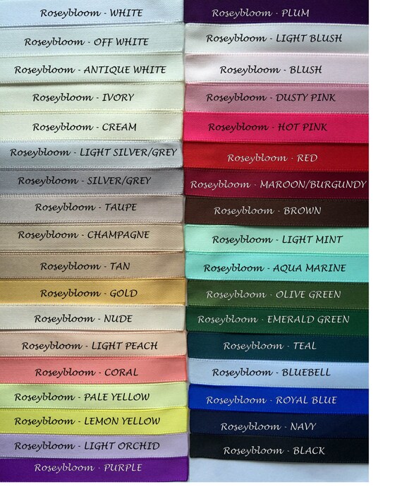 Ruban Satin Crème Italien - 38mm X 25m - Parfait Pour Emballage Cadeaux & Créations