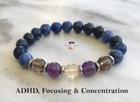 Adhd crystal bracelet deals