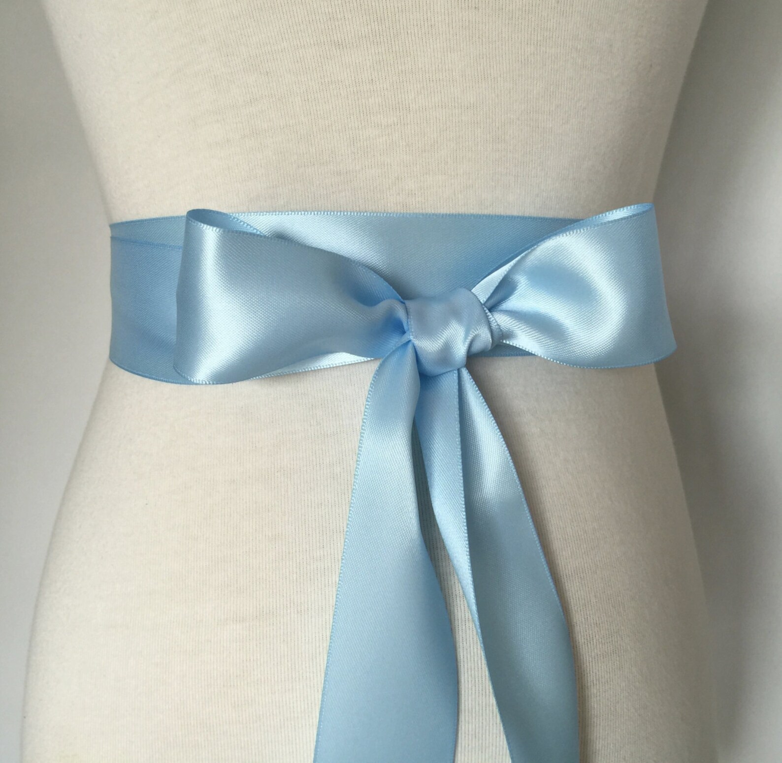 1.5 Inch (3.8cm or 38mm) Ribbon Sash-blue Topaz Sash-blue Sash-flower ...
