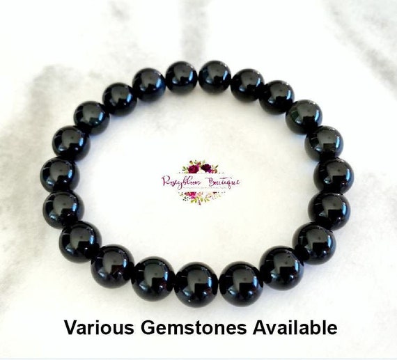 Healing Crystal Bracelet | Tree of Life Black Onyx Bracelet – Harmonize  Your Chakras