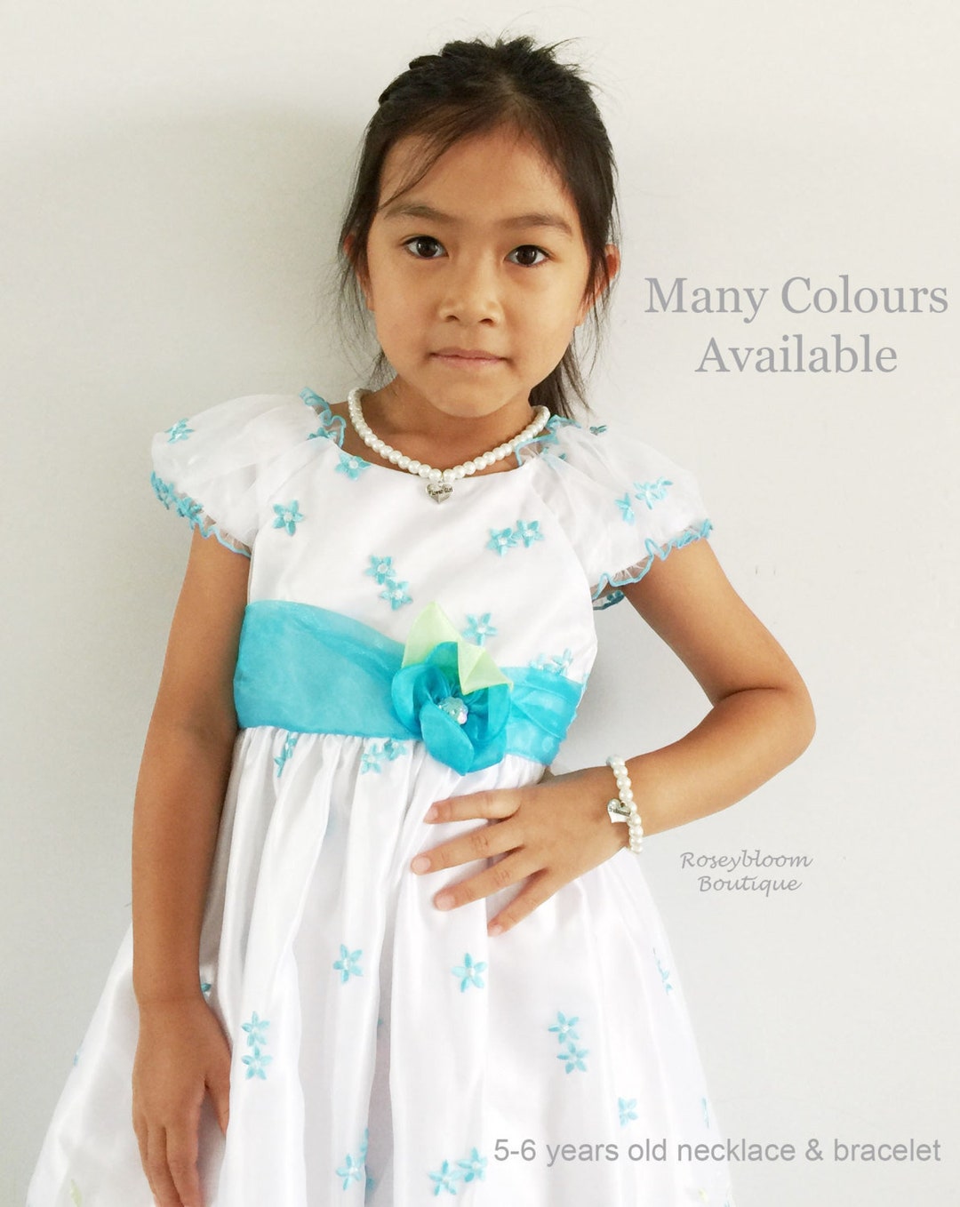 Flower Girl Necklaceflower Girl Braceletflower Girl Giftflower Girl