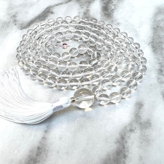 Clear Quartz Mala Clear Quartz Mala