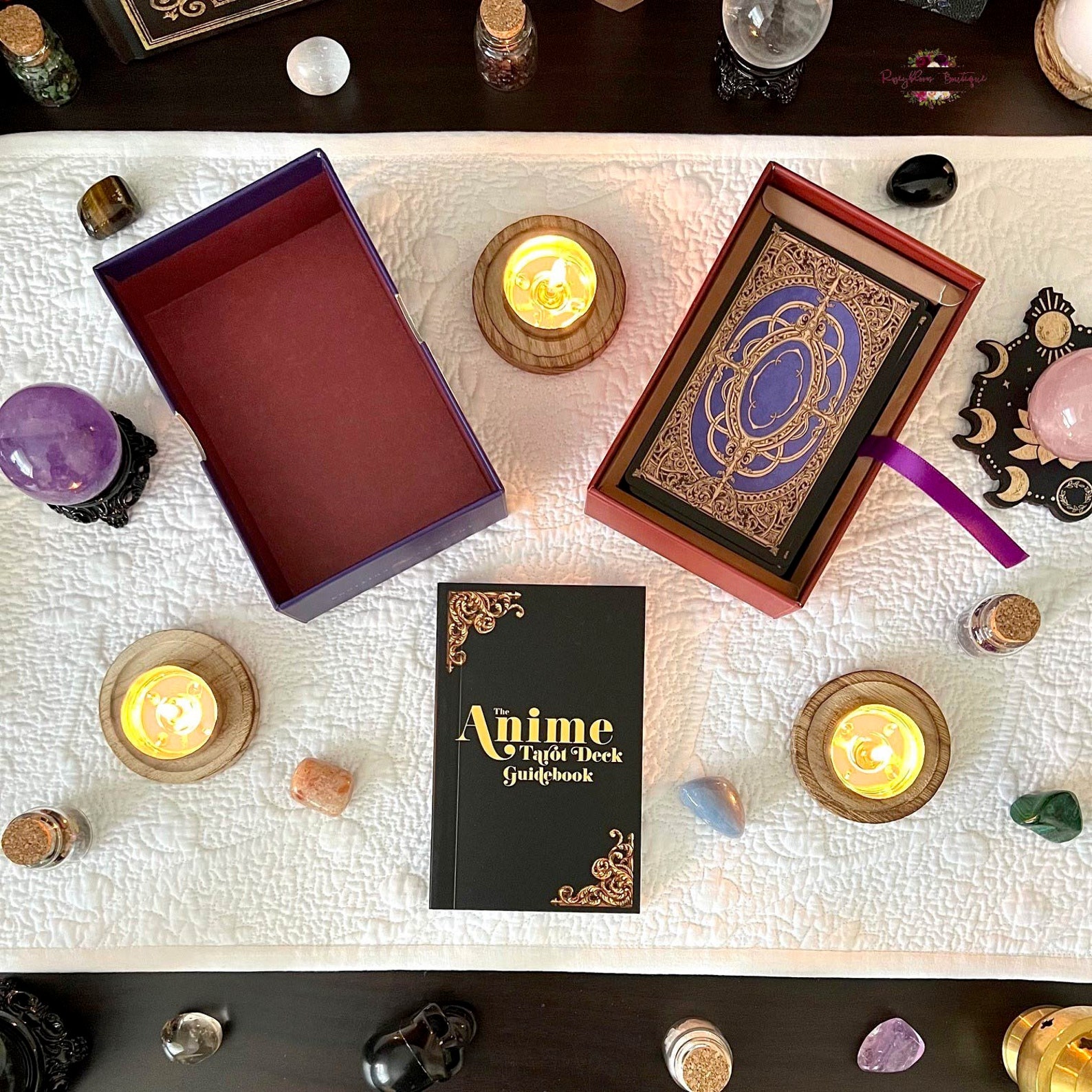 The ANIME Tarot Deck and Guidebook-tarot Card-anime Tarot-divination ...