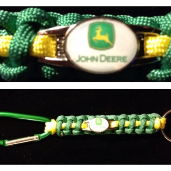 John Deere Inspired Survival Keychain