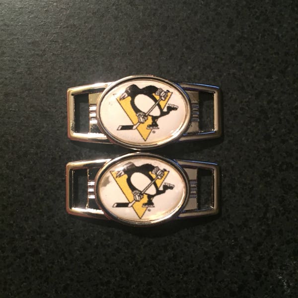 Pittsburgh Penguins Paracord / Shoelace Charms (Set of 2)