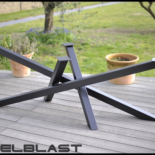 Pied de table métal Katana