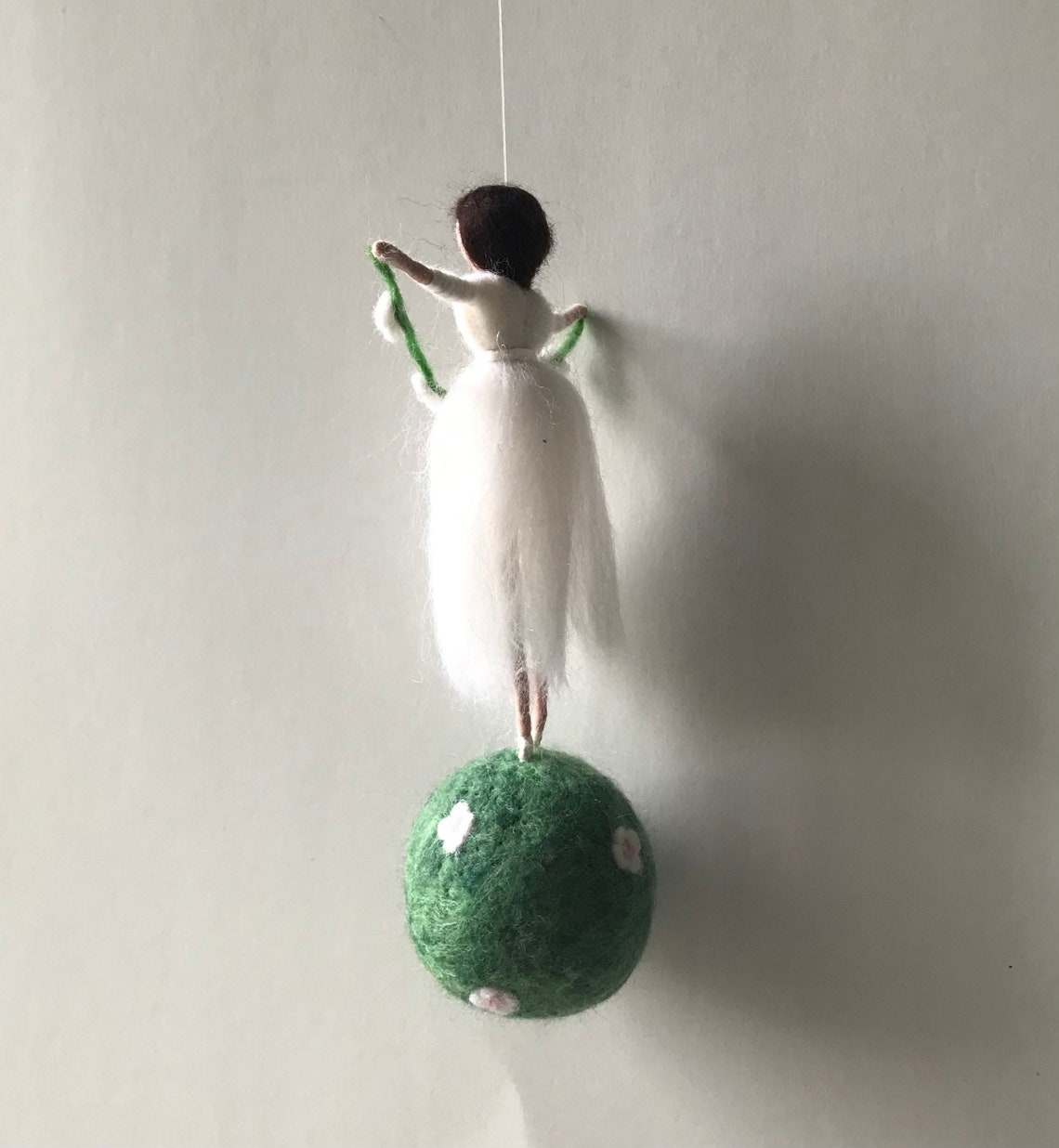 Needle Felted Waldorf Mobile Fairy Doll - Etsy