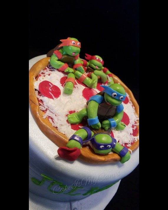 Ninja Turtle Cake Topper Etsy
