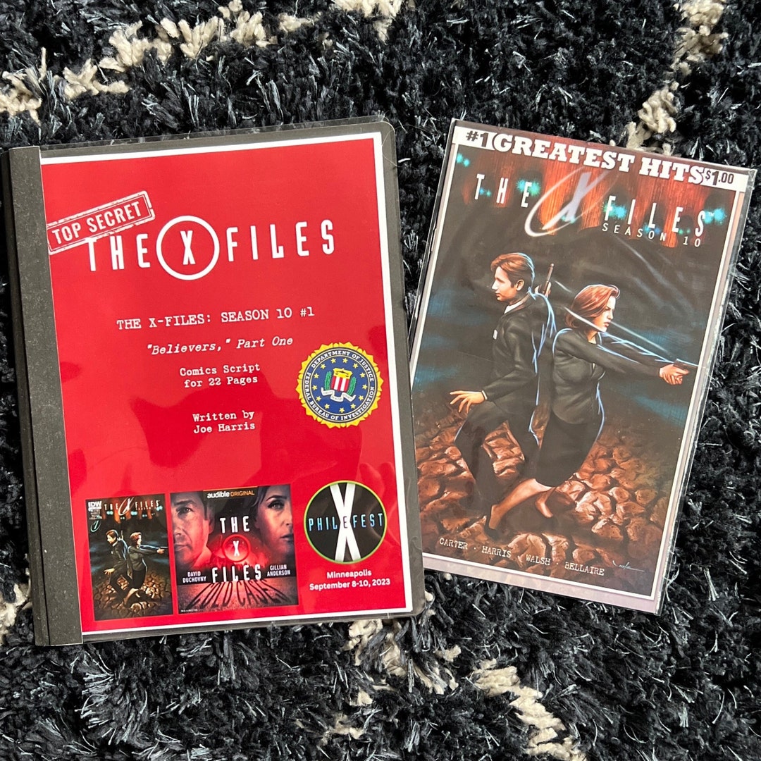 The X-files Script Comic PHILEFEST EDITION Limited - Etsy