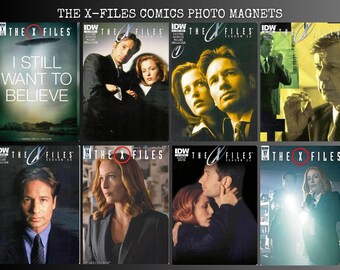 The X-Files Magnets Comics Photo Covers NEW DESIGNS! Mulder Scully