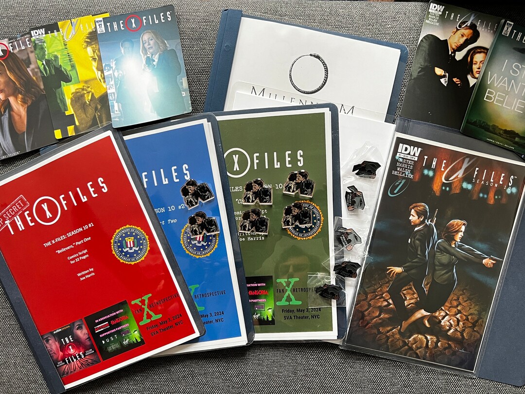 X-files Script & Comic X FAN Retrospective Limited - Etsy
