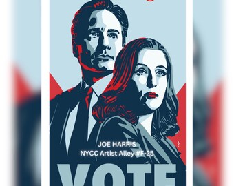 X-FILES Vote Print 2024 NYCC